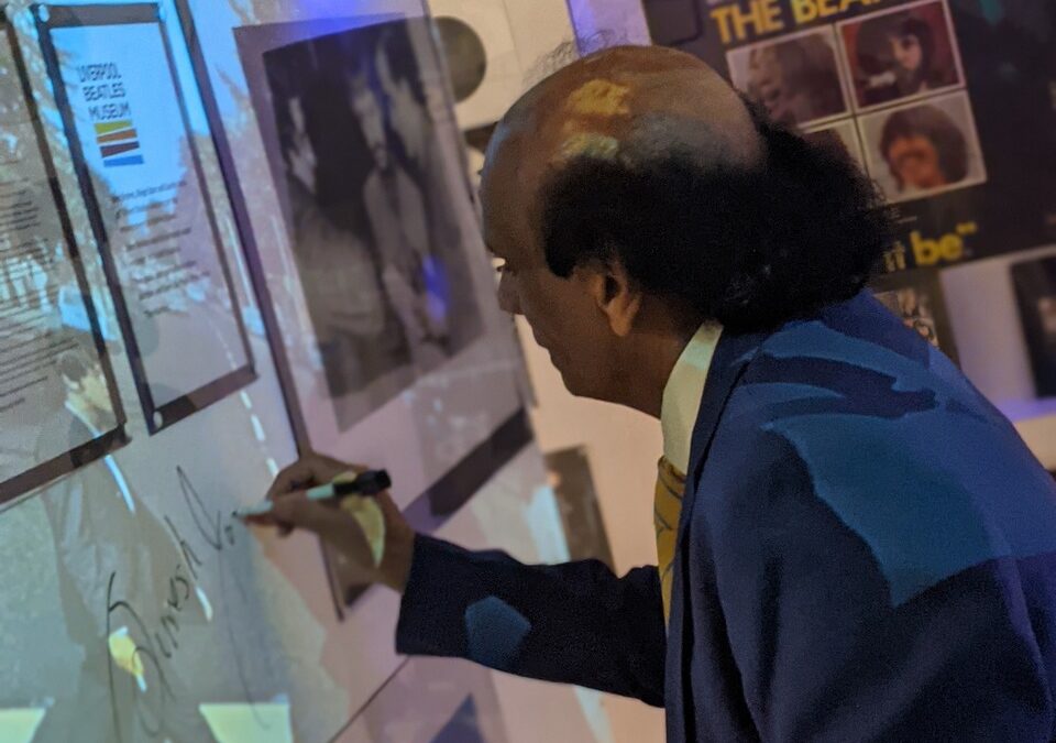 Radhe Shaam: A world exclusive at the Liverpool  Beatles Museum!