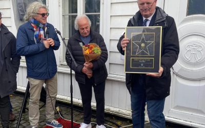 Pete Best inducted into the Bergen Walk of Fame in Norway